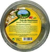 Trío de houmous