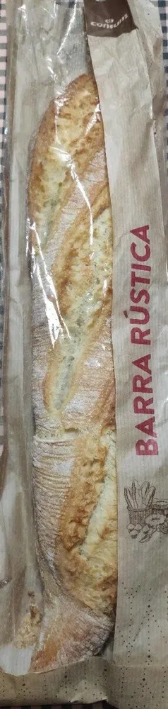 Barra de pan rústica