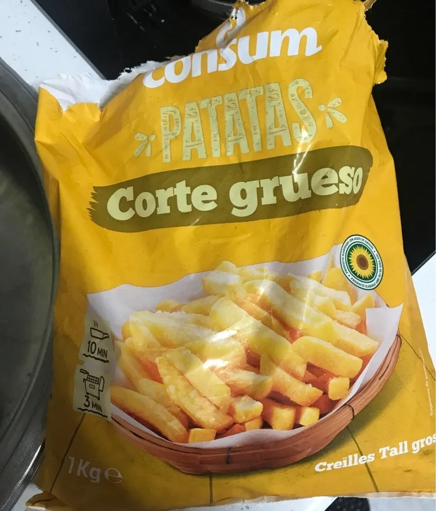 Patatas corte grueso