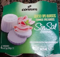 Queso tipo Burgos sin sal