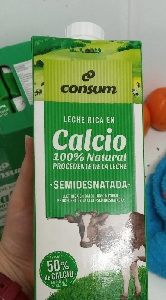 Leche rica en calcio