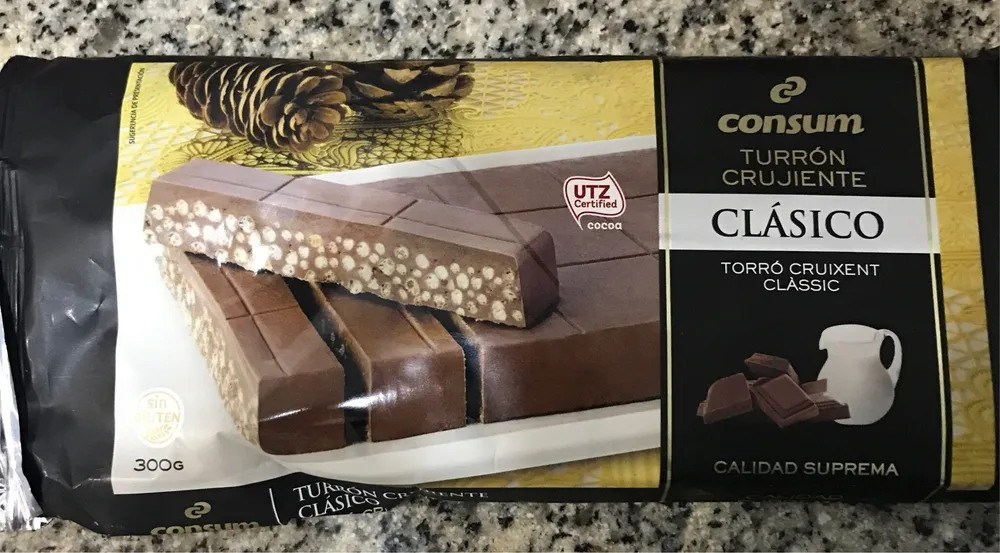 Turrón crujiente clásico