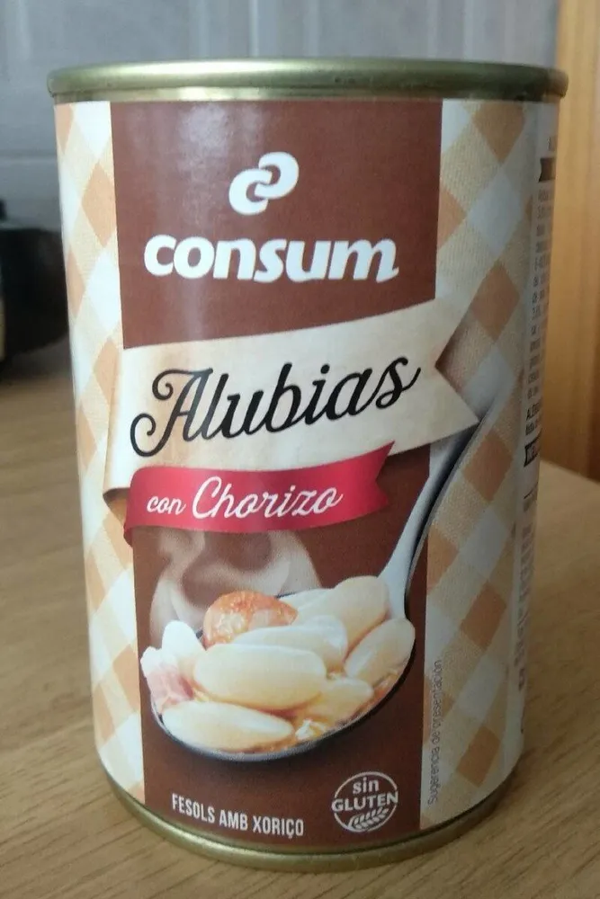 Alubias con chorizo