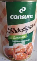 Albóndigas con guisantes