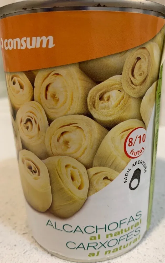 Alcachofas al natural