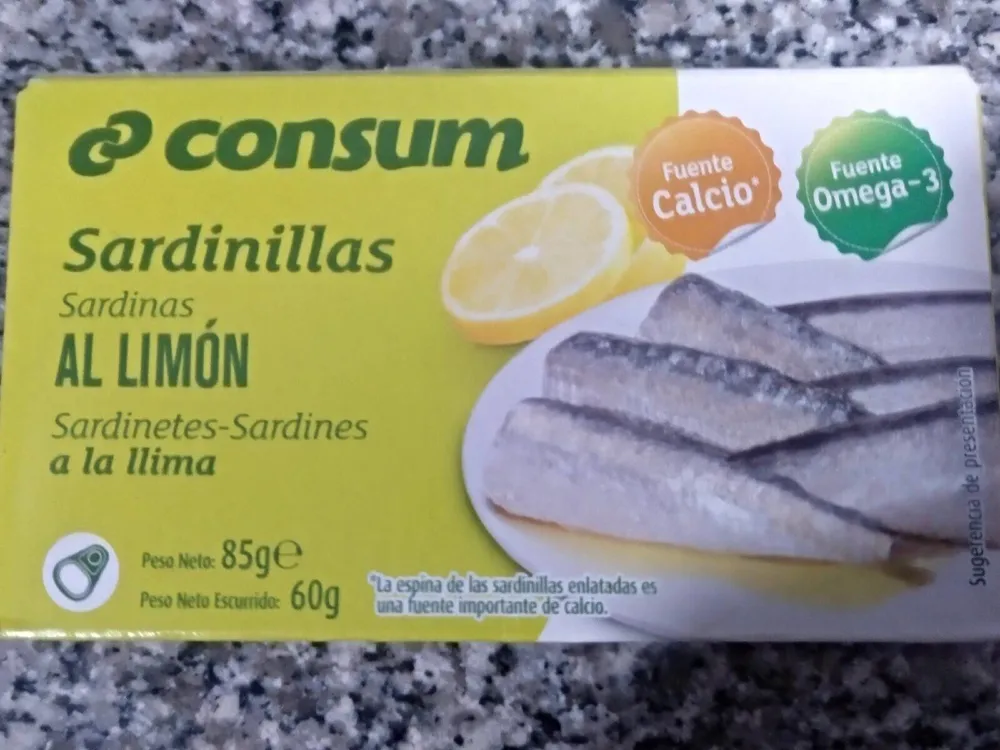 Sardinillas al limón consum