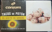 Tacos de Potón (En aceite girasol)