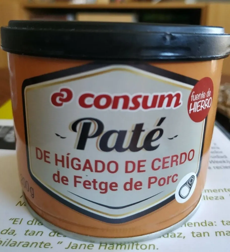 Pate de hígado de cerdo