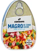Magro de cerdo cocido