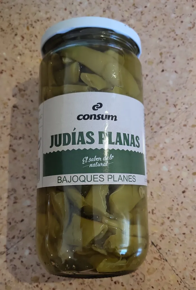 Judías planas