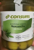 Aceitunas con hueso manzanilla