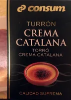 Turrón crema catalana