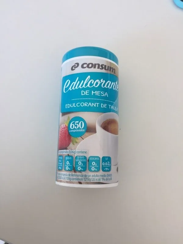 Edulcorante de mesa