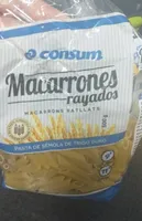 Macarrones rayados