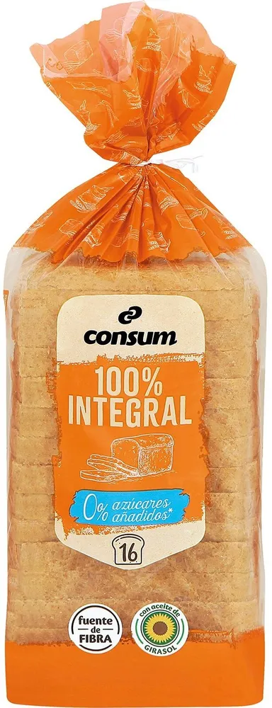 Pan de molde integral