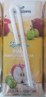 Zumo de piña manzana y uva