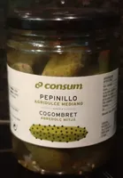 Pepinillos medianos agridulces