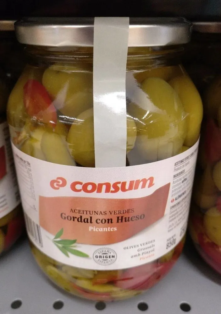 Aceitunas picantes Gordal