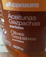 Aceitunas gazpachas verdial