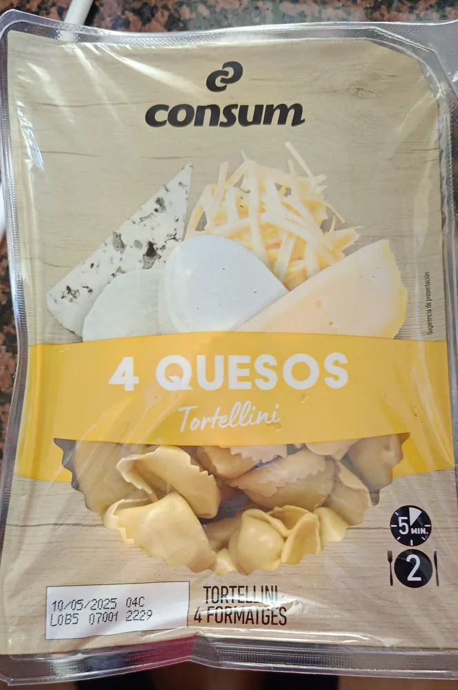 Tortellini 4 quesos