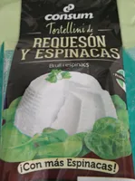Tortellini de requesón y espinacas