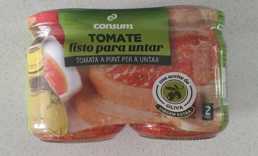 Tomate listo para untar