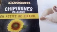 Chipirones rellenos en aceite de girasol