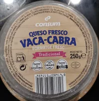Queso fresco tradicional de vaca y cabra
