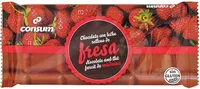 Chocolate con leche relleno de fresa