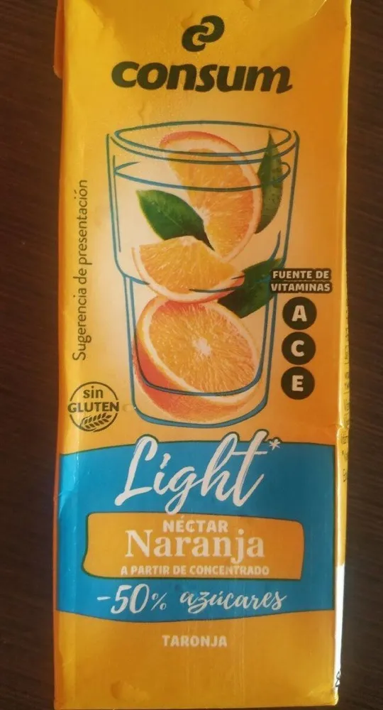 Néctar naranja light