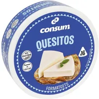 Queso fundido porciones