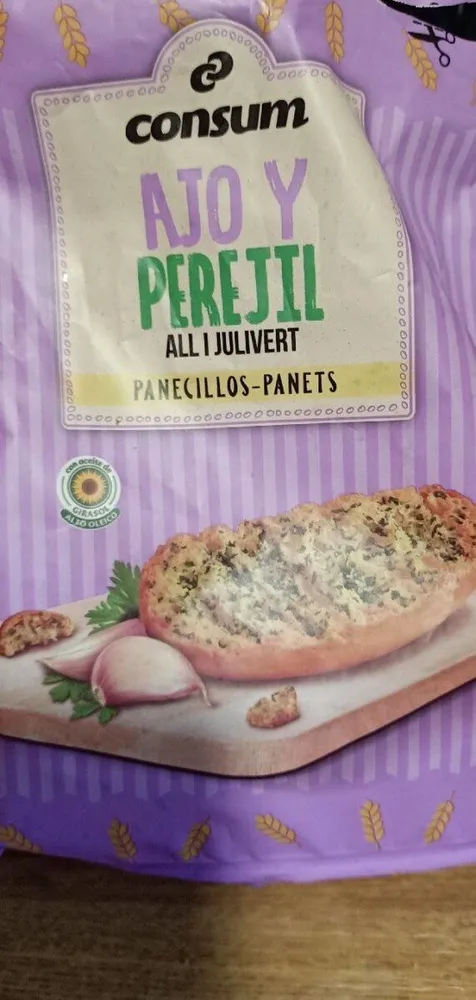 Panecillos ajo y perejil