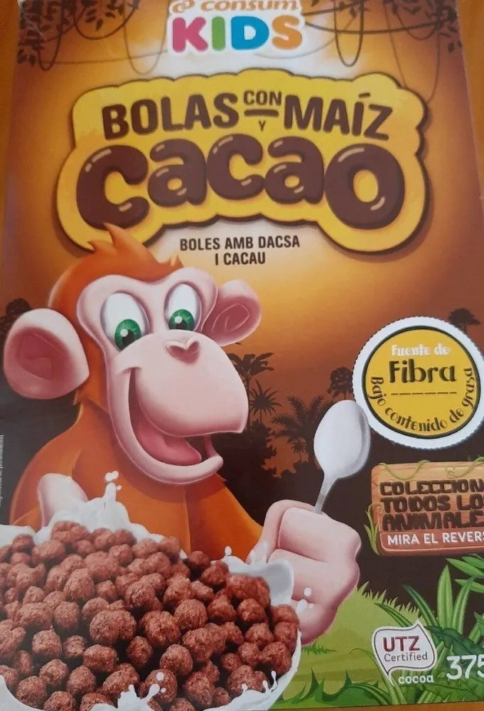 Bolas con y maíz cacao