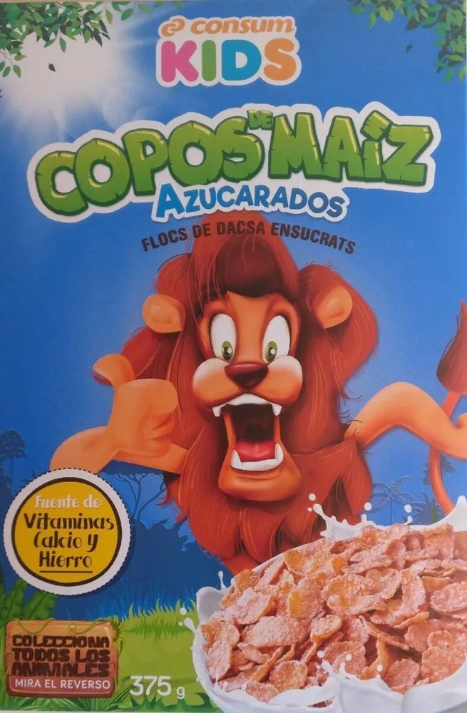 Copos de maíz azucarados
