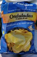 Patatas fritas onduladas