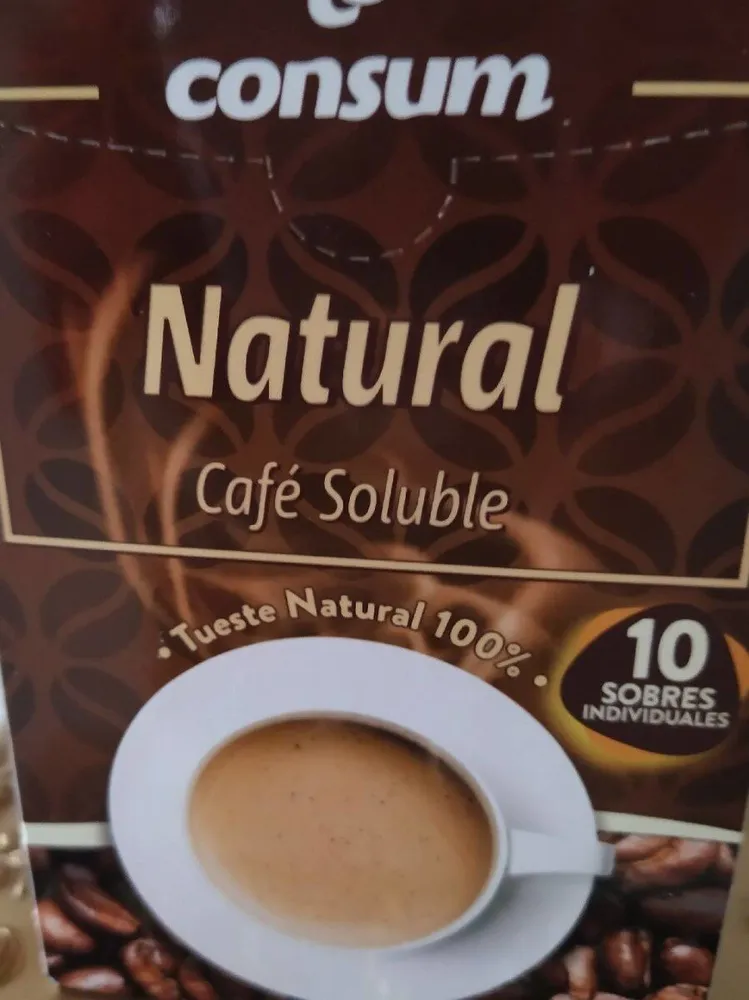 Café soluble natural