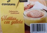 Natillas con galleta