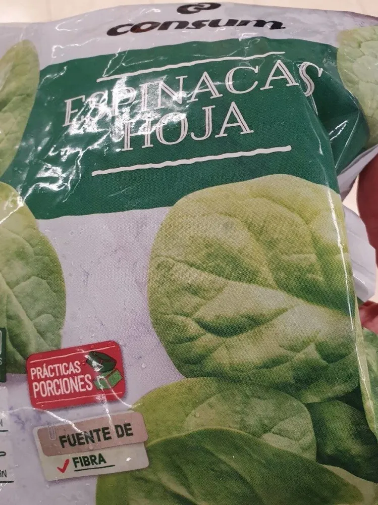 Espinacas hoja