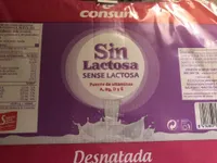 Leche desnatada sin lactosa