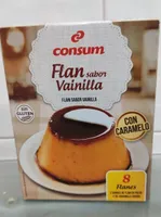 Flan sabor vainilla