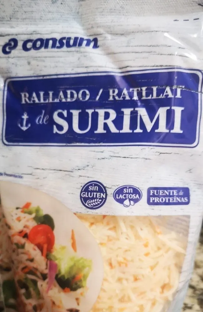 Rallado de surimi