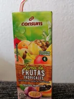 Zumo de frutas tropicales