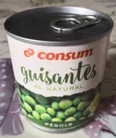 Guisantes al natural
