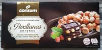 Negro 55% cacao con avellanas enteras