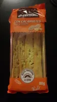 Barritas de pan crujientes con cacahuetes