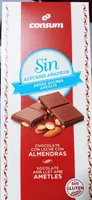 Chocolate con leche con almendras