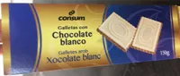 Galletas con chocolate blanco