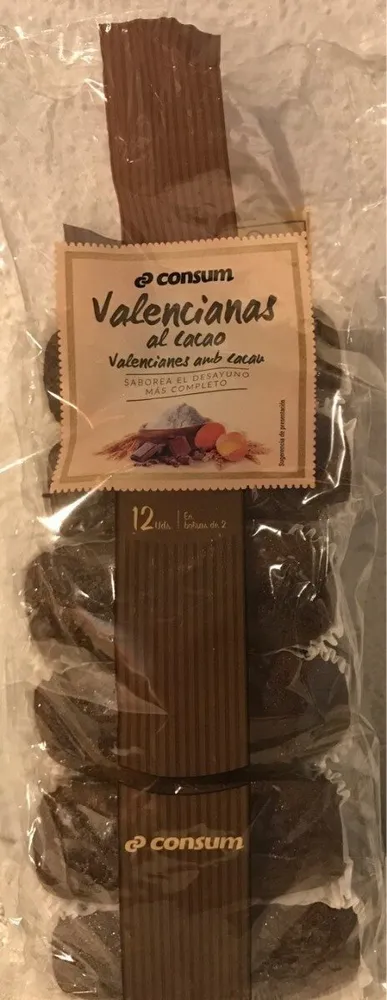 Valencianas al cacao
