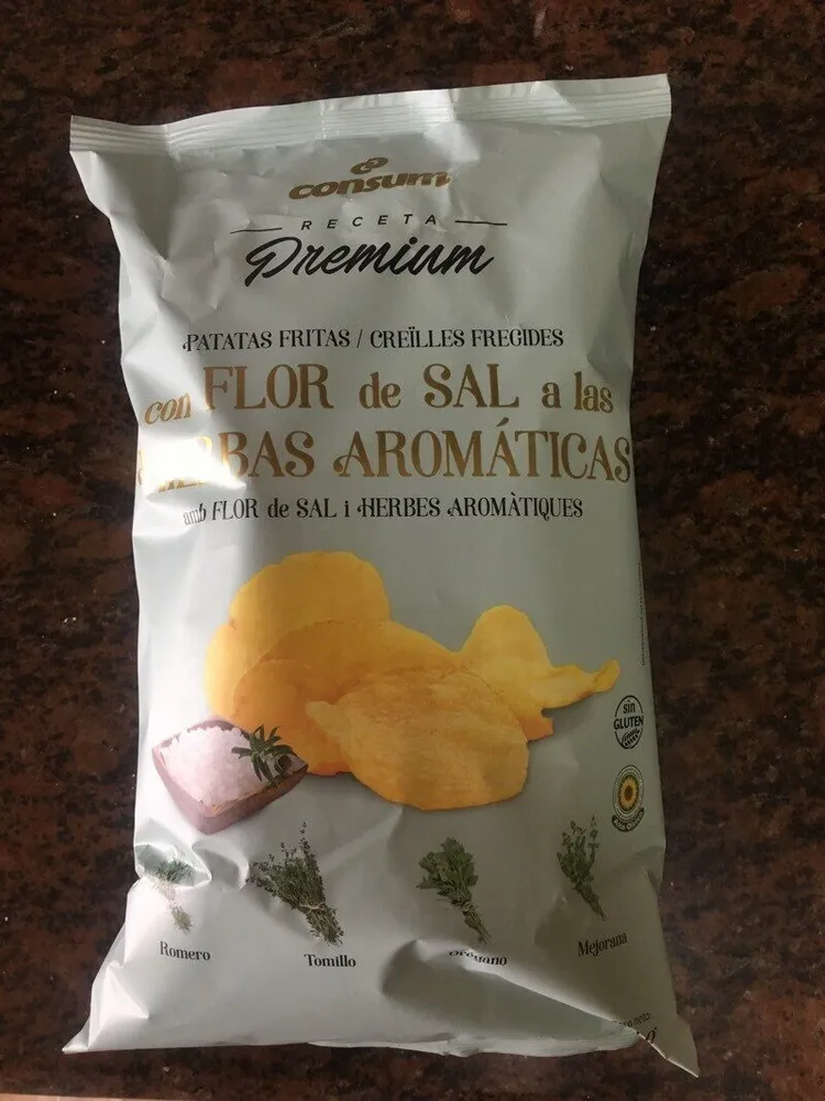 Patatas fritas con flor de sal a las hierbas aromáticas