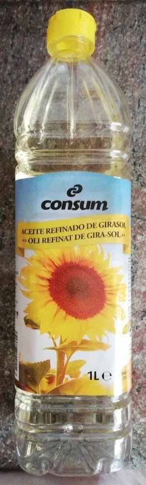 Aceite refinado de girasol